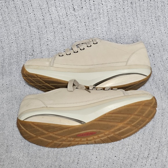 MBT Shoes Sneaker Lace Up Khaki Beige Swiss Toning 400273-124‎ 9-9.5 US 40 EUR - Picture 5 of 9